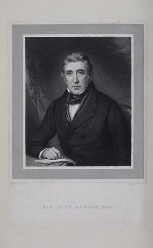 Portret van John Barrow